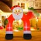 GOOSH 8FT Animated Dancing Santa Inflatable with Shaking Arms and LED Lights